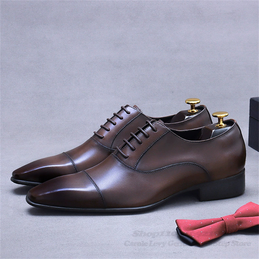Men Shoes Formal - الرجال أكسفورد أحذية من الجلد بدلة