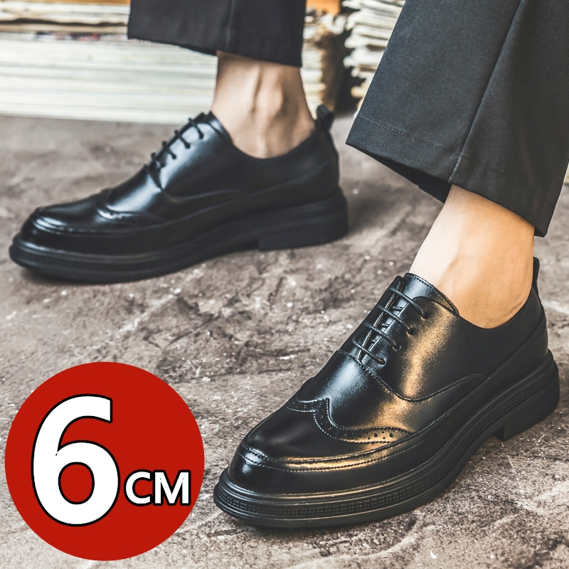 Men Shoes For Wedding - أحذية رجالية جلدية لزيادة الطول، أحذية