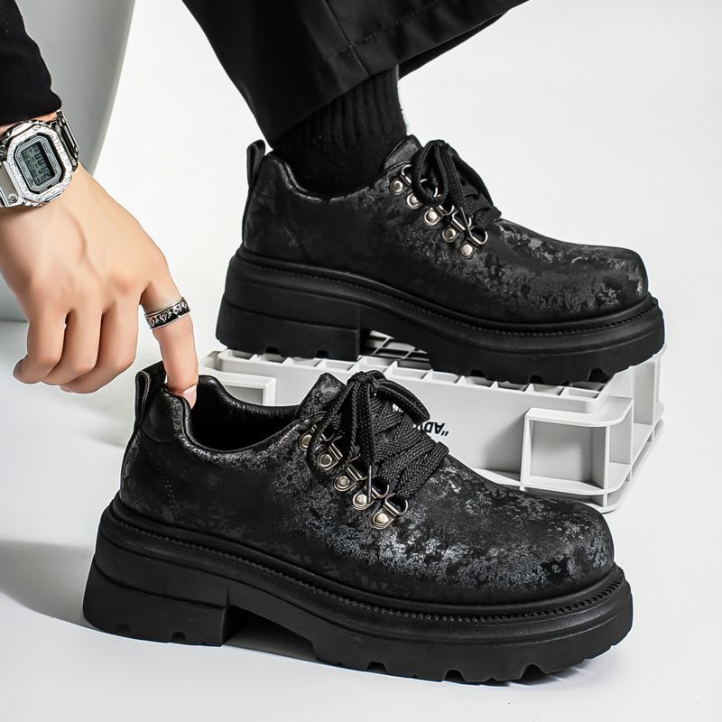 Men'S Shoes Increase Height - أحذية رجالية شتوية كاجوال من الجلد