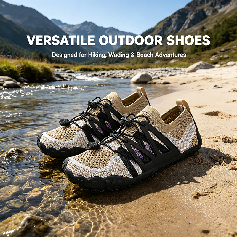 Men'S Shoes Grip - أحذية مائية للجنسين، أحذية للمشي لمسافات
