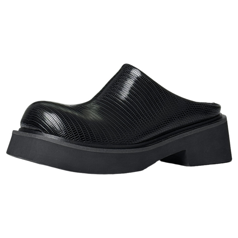 Men Shoes Elegant - شباشب رجالية أنيقة بارتفاع 6 سم