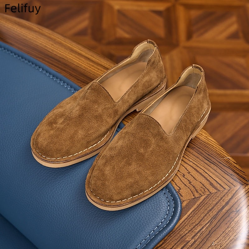 Boat Shoe Leather - أحذية رجالية فاخرة من جلد البقر