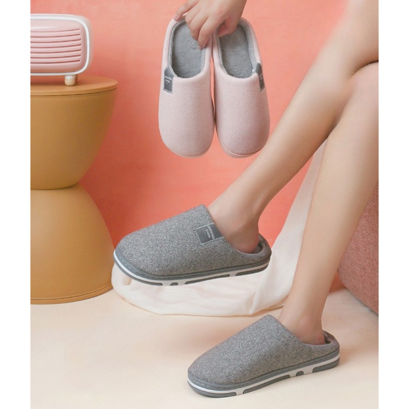 Men'S Shoes Grip - شبشب منزل الرجال غامض شتاء دافئ