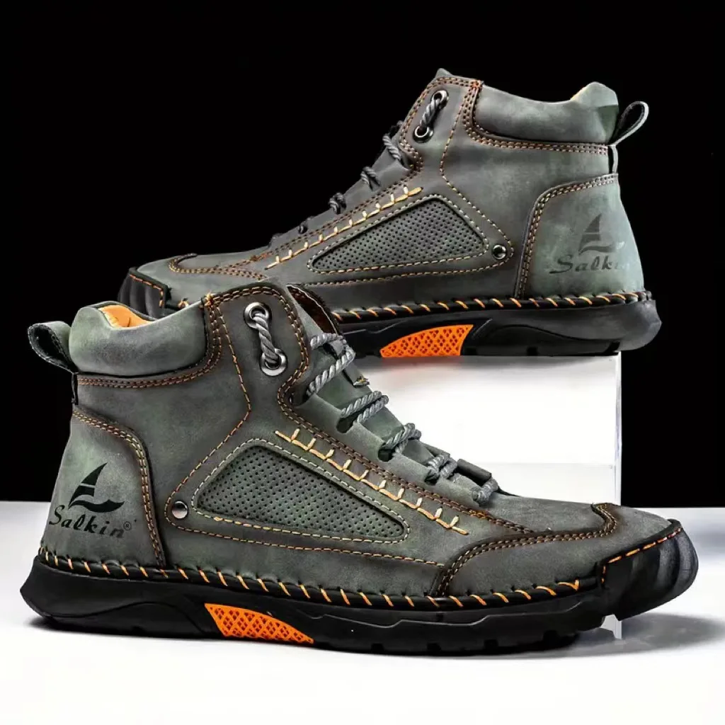 Men'S Shoes Daily Use - أحذية رجالية مخيطة يدويا حجم كبير