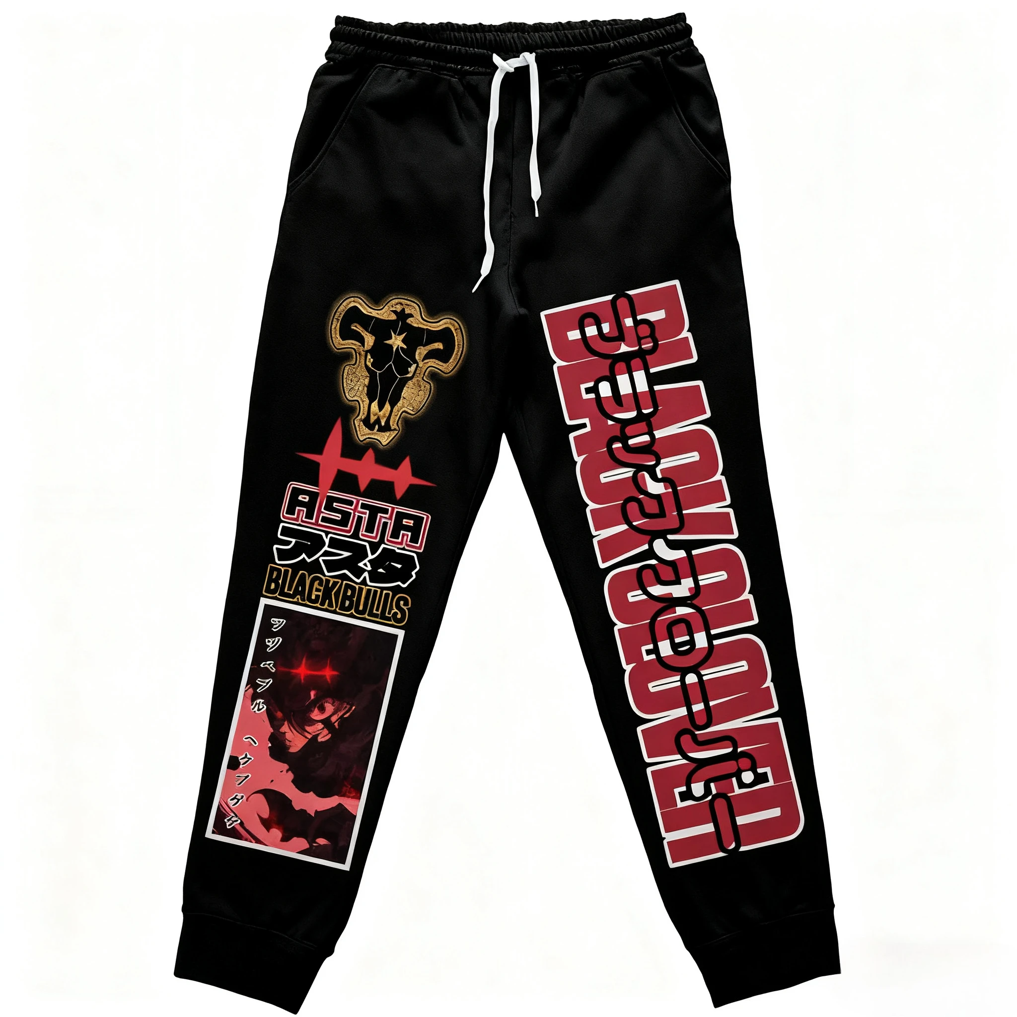 Men Shoes Joggers - جديد أسود البرسيم أنيمي الرجال Sweatpants