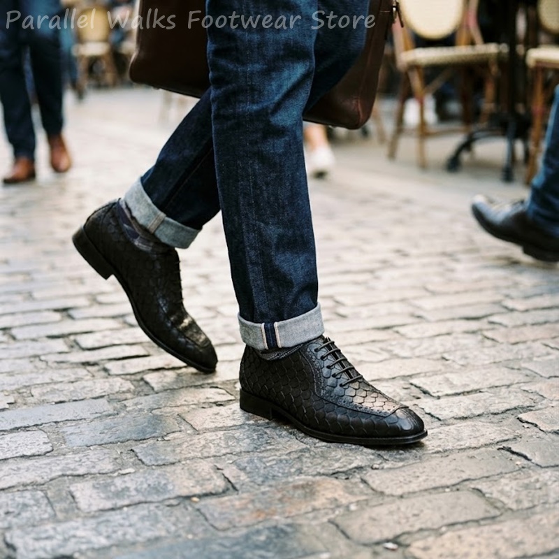 Men Shoes For Wedding - أحذية أكسفورد رجالية رسمية من سارتورال،