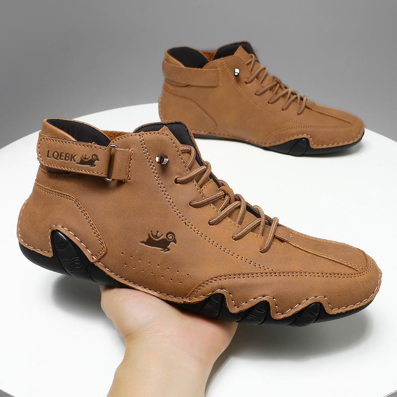 Boat Shoe Leather - أحذية من الجلد للرجال أحذية رياضية