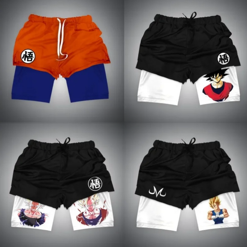 Men Shoes Joggers - شورت أنيمي دراغون بول للرجال ،