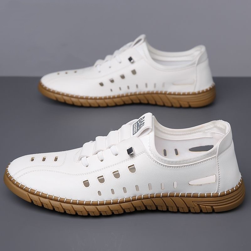 Boat Shoe Leather - أحذية جلدية رجالية غير رسمية صيف