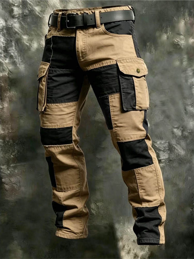 بنطلون كارجو رجالي قطني كاكي،  - مراجعة Men Shoes Joggers وسعره