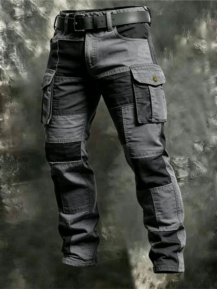 بنطلون كارجو رجالي قطني كاكي،  - مراجعة Men Shoes Joggers وسعره
