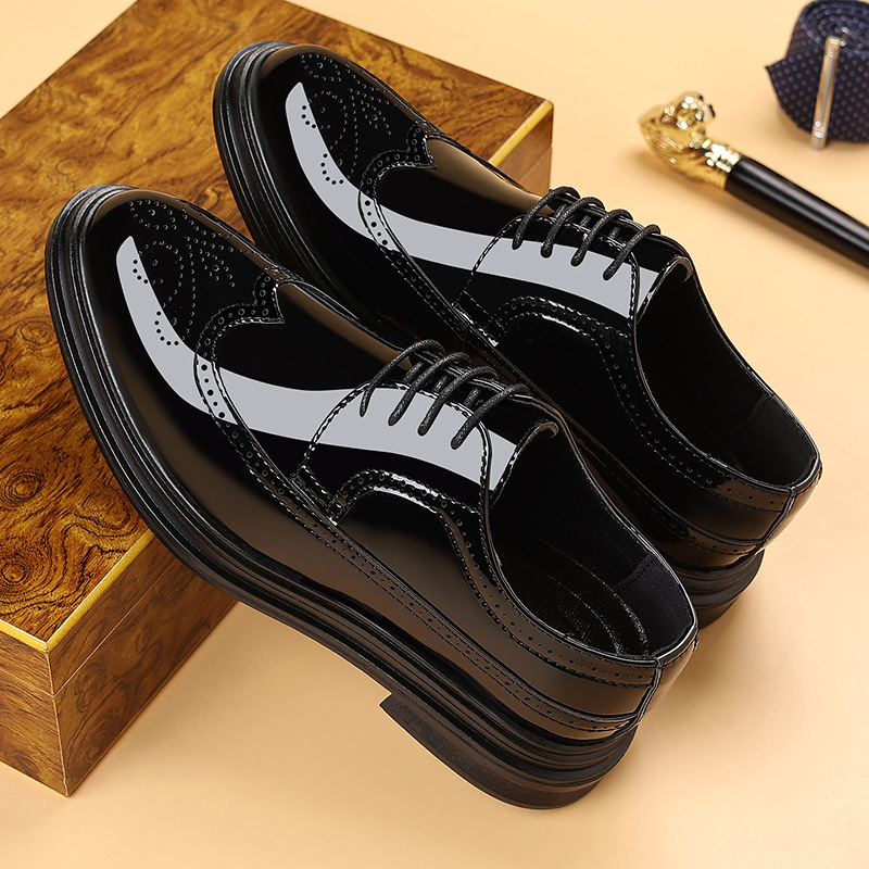 أحذية رجالية رسمية من الجلد ال - مراجعة Men Shoes For Wedding وسعره