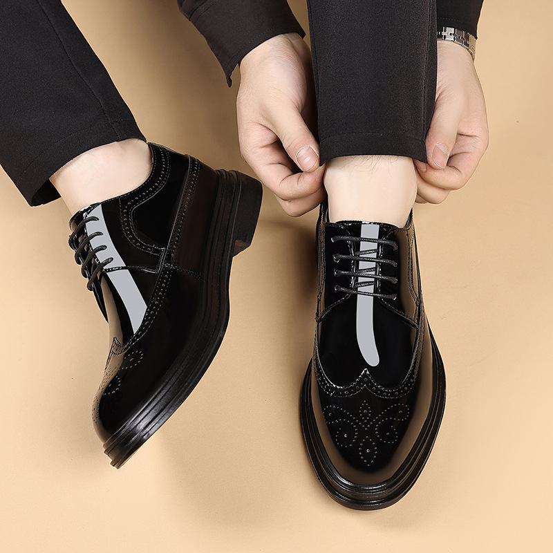 أحذية رجالية رسمية من الجلد ال - مراجعة Men Shoes For Wedding وسعره
