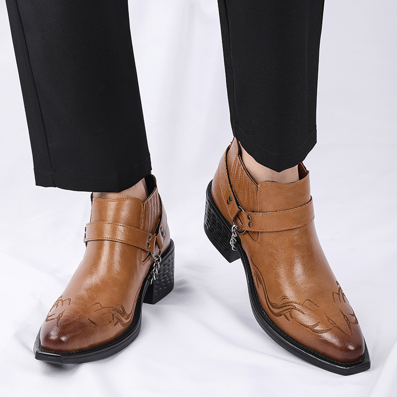 أحذية رجالية جديدة من جلد البق - مراجعة Men Shoes For Wedding وسعره