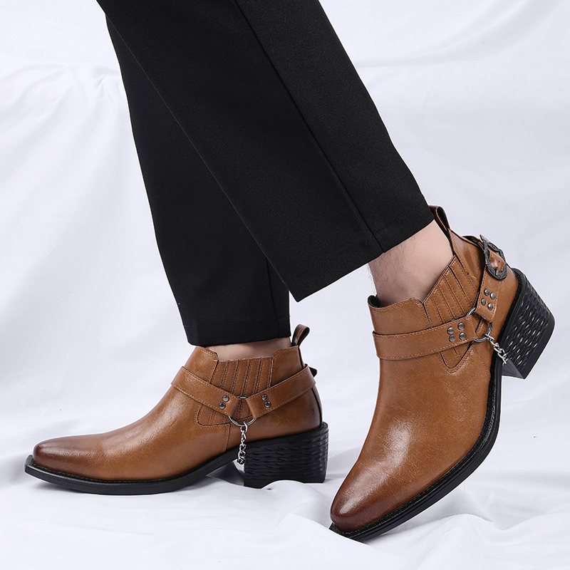 أحذية رجالية جديدة من جلد البق - مراجعة Men Shoes For Wedding وسعره