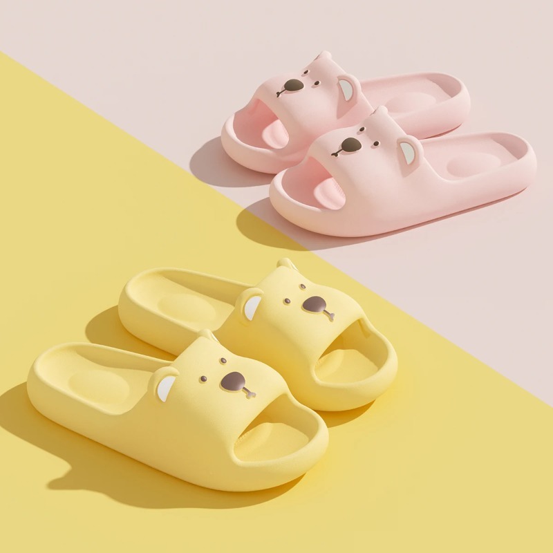 شباشب منزلية للجنسين بتصميم دب - مراجعة Men'S Shoes Non Slip وسعره