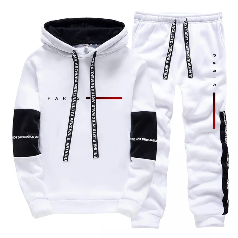طقم هودي رجالي بتصميم باريسي ع - مراجعة Men Shoes Joggers وسعره