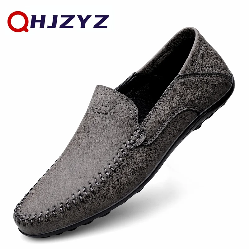 أحذية رجالية من الجلد الطبيعي، - مراجعة Boat Shoe Leather وسعره