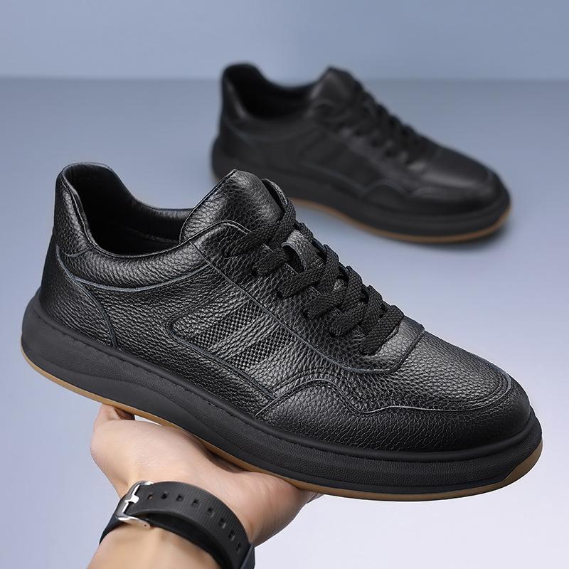 أحذية رجالية كاجوال من الجلد ا - مراجعة Boat Shoe Leather وسعره