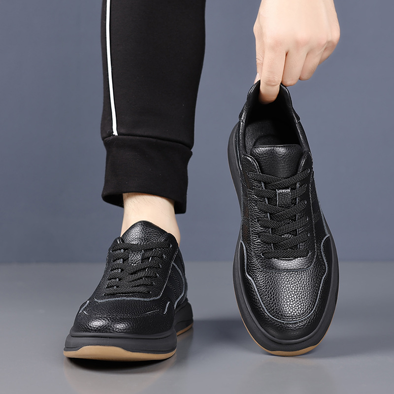 أحذية رجالية كاجوال من الجلد ا - مراجعة Boat Shoe Leather وسعره