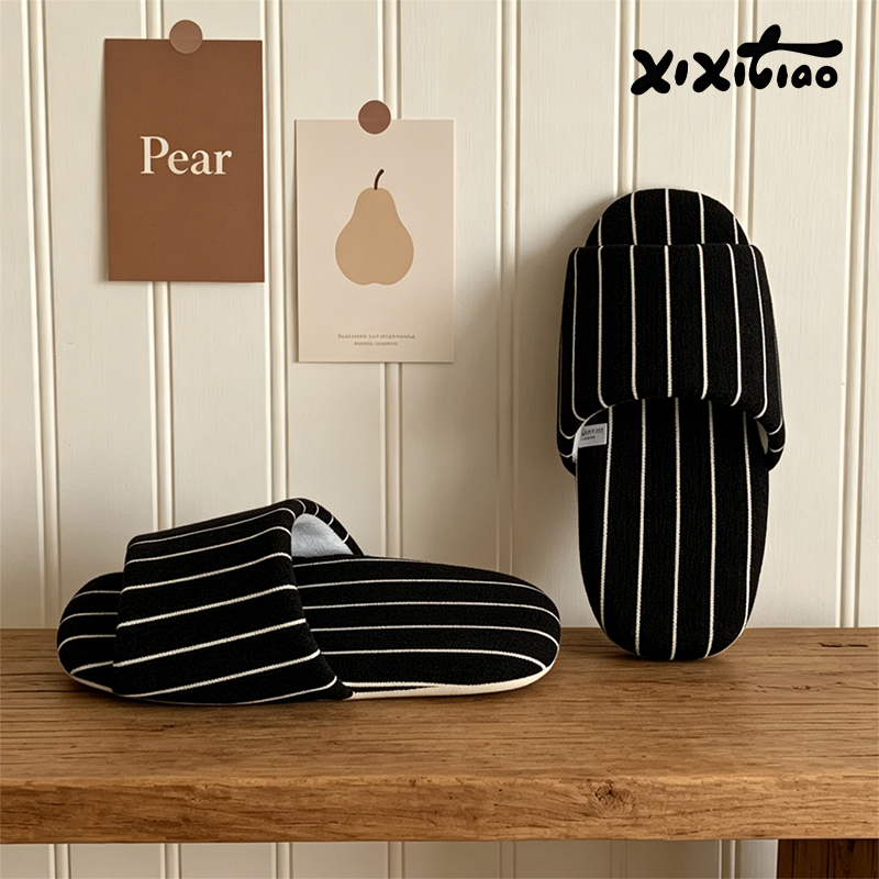شباشب داخلية مخططة من XIXITIAO - مراجعة Men'S Shoes To Women'S Size وسعره
