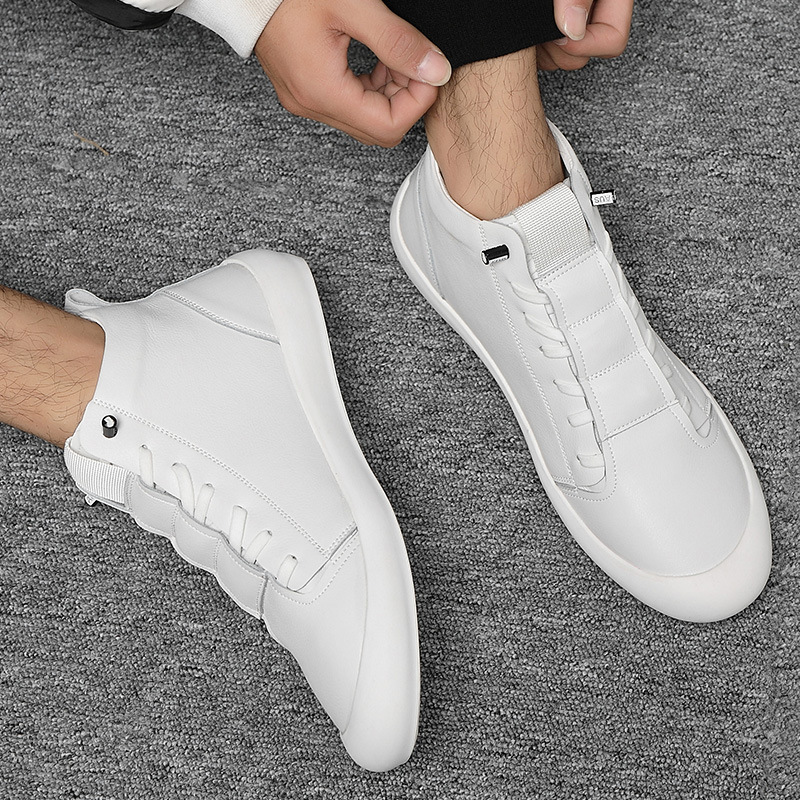 2025 الخريف الرجال جلد طبيعي ع - مراجعة Boat Shoe Leather وسعره