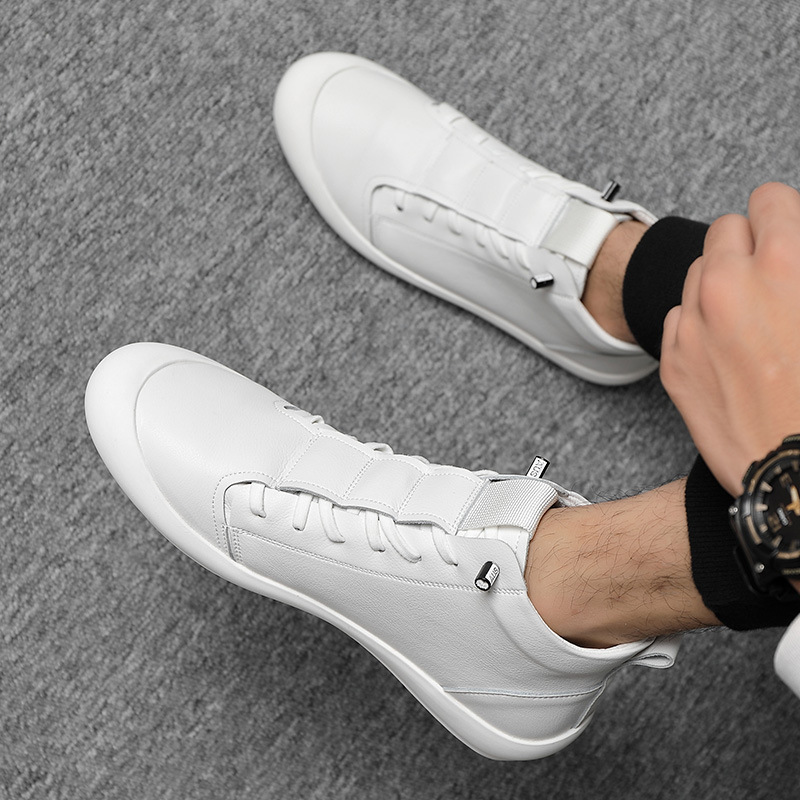 2025 الخريف الرجال جلد طبيعي ع - مراجعة Boat Shoe Leather وسعره