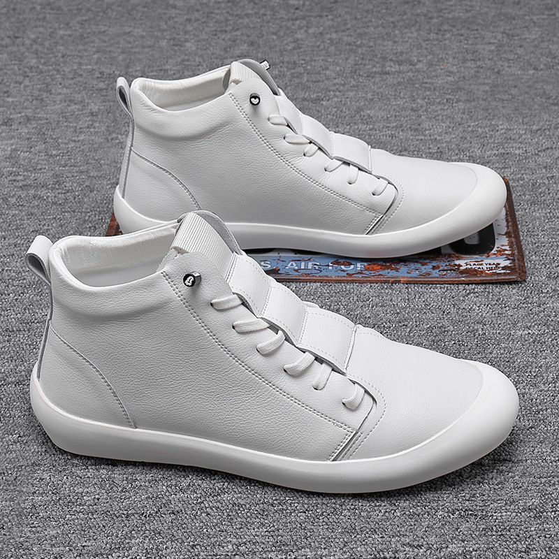 2025 الخريف الرجال جلد طبيعي ع - مراجعة Boat Shoe Leather وسعره