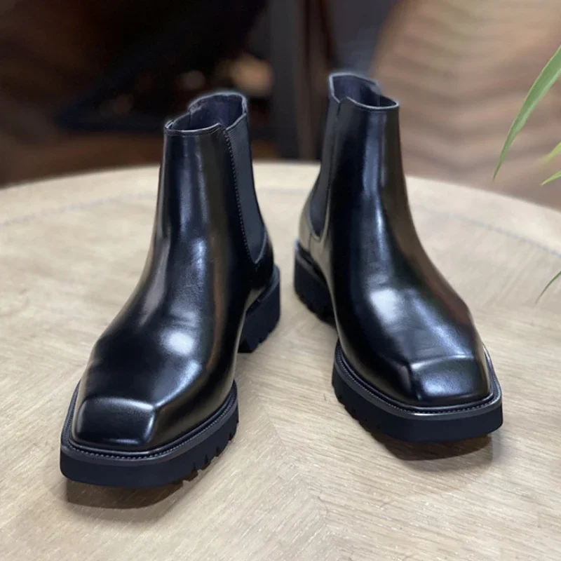 حذاء رجالي أنيق من الجلد الطبي - مراجعة Men Shoes Elegant وسعره