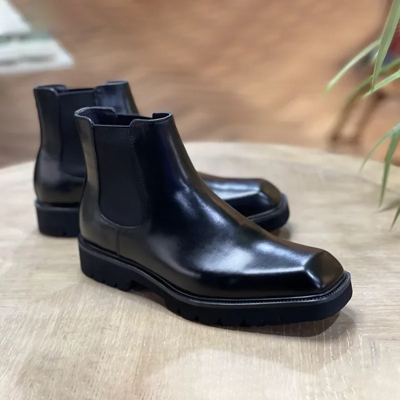 حذاء رجالي أنيق من الجلد الطبي - مراجعة Men Shoes Elegant وسعره