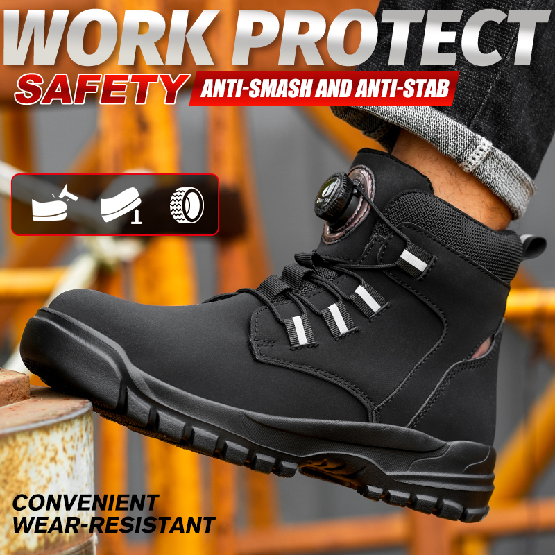 أحذية أمان للرجال بمشبك دوار،  - مراجعة Men'S Shoes Non Slip وسعره