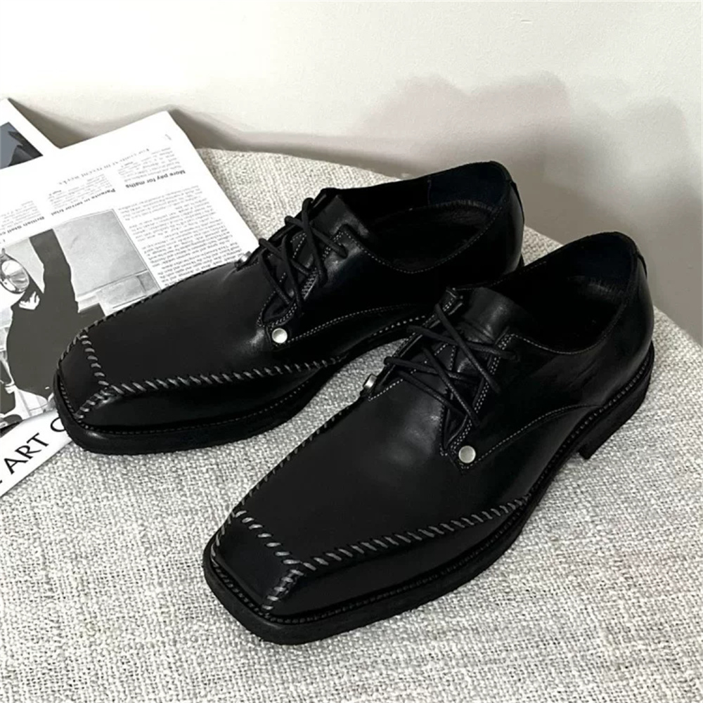 أحذية ديربي رجالية بتصميم بريط - مراجعة Men Shoes For Wedding وسعره