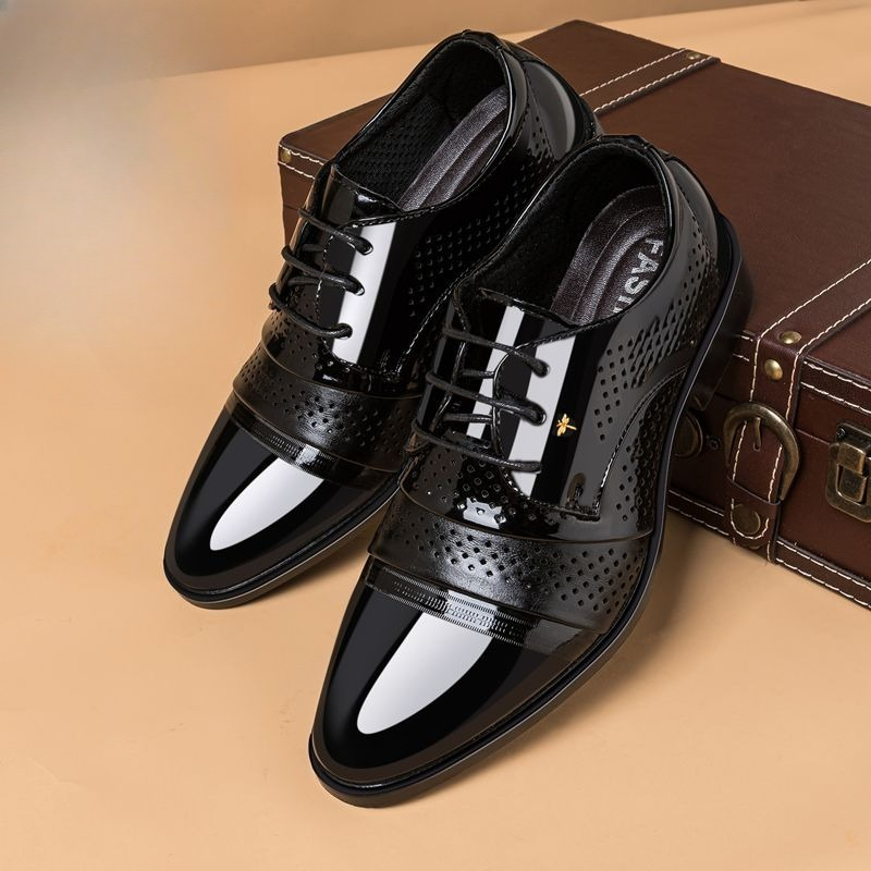 أحذية رجالية رسمية جلدية بمقدم - مراجعة Men Shoes Formal وسعره