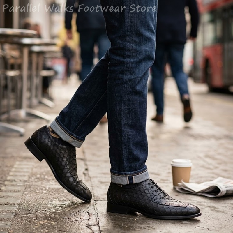 أحذية أكسفورد رجالية رسمية من  - مراجعة Men Shoes For Wedding وسعره