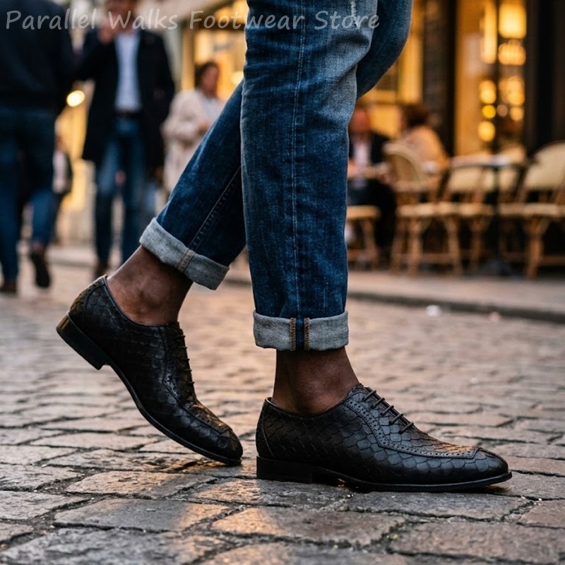 أحذية أكسفورد رجالية رسمية من  - مراجعة Men Shoes For Wedding وسعره