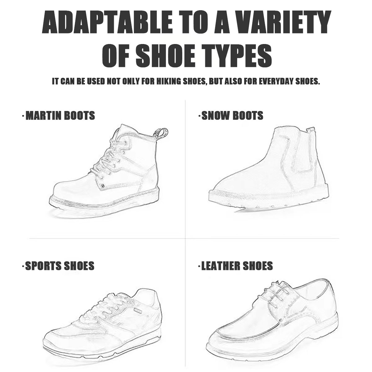 2 أزواج في الهواء الطلق 5 الأس - مراجعة Men'S Shoes Grip وسعره