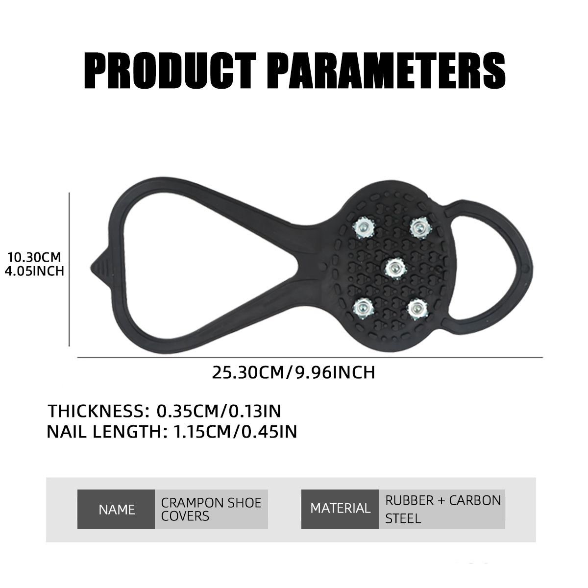 2 أزواج في الهواء الطلق 5 الأس - مراجعة Men'S Shoes Grip وسعره