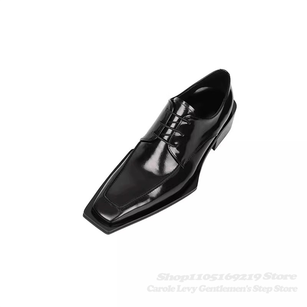 أسود براءات الاختراع والجلود ا - مراجعة Men Shoes Formal وسعره
