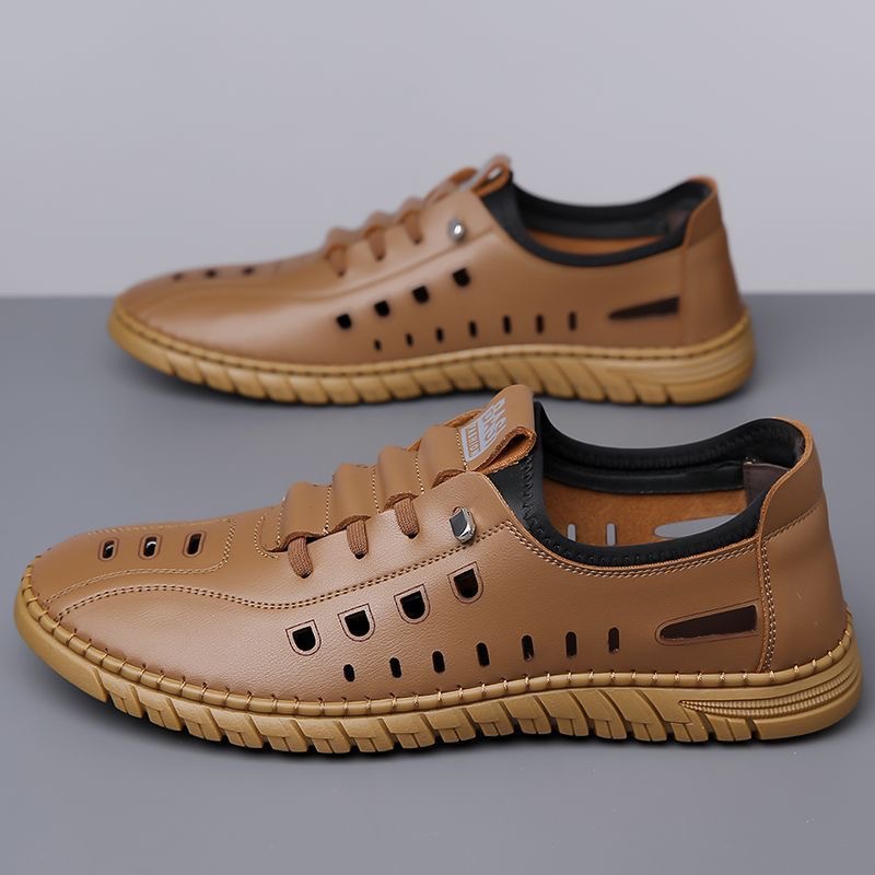 أحذية جلدية رجالية غير رسمية ص - مراجعة Boat Shoe Leather وسعره