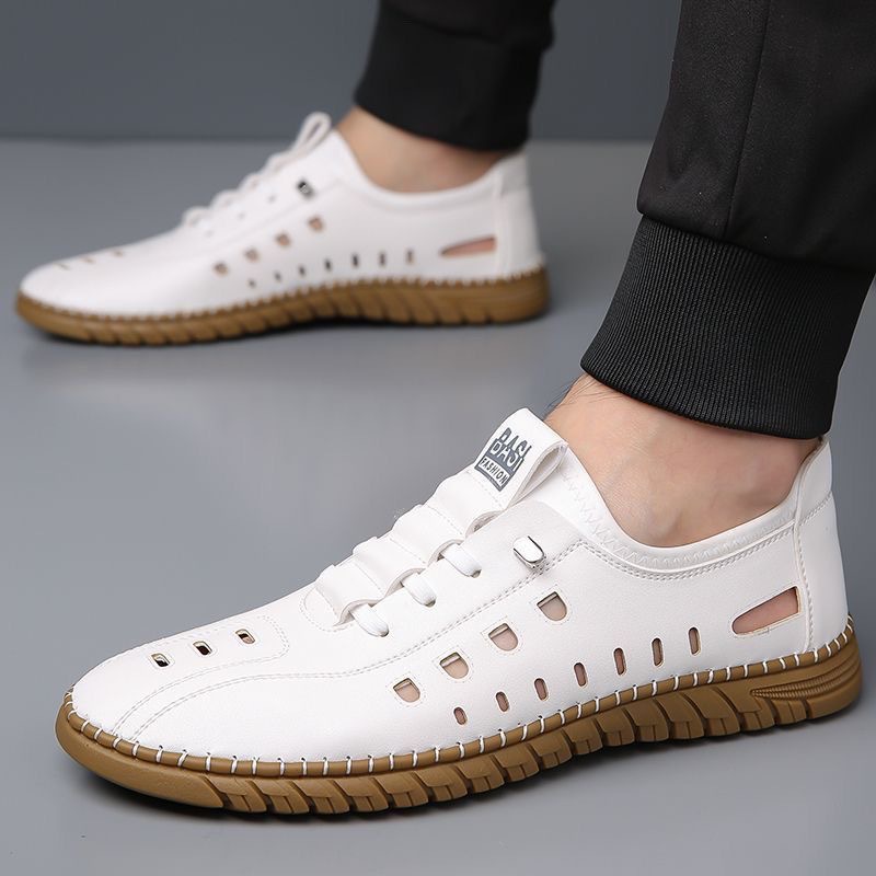 أحذية جلدية رجالية غير رسمية ص - مراجعة Boat Shoe Leather وسعره