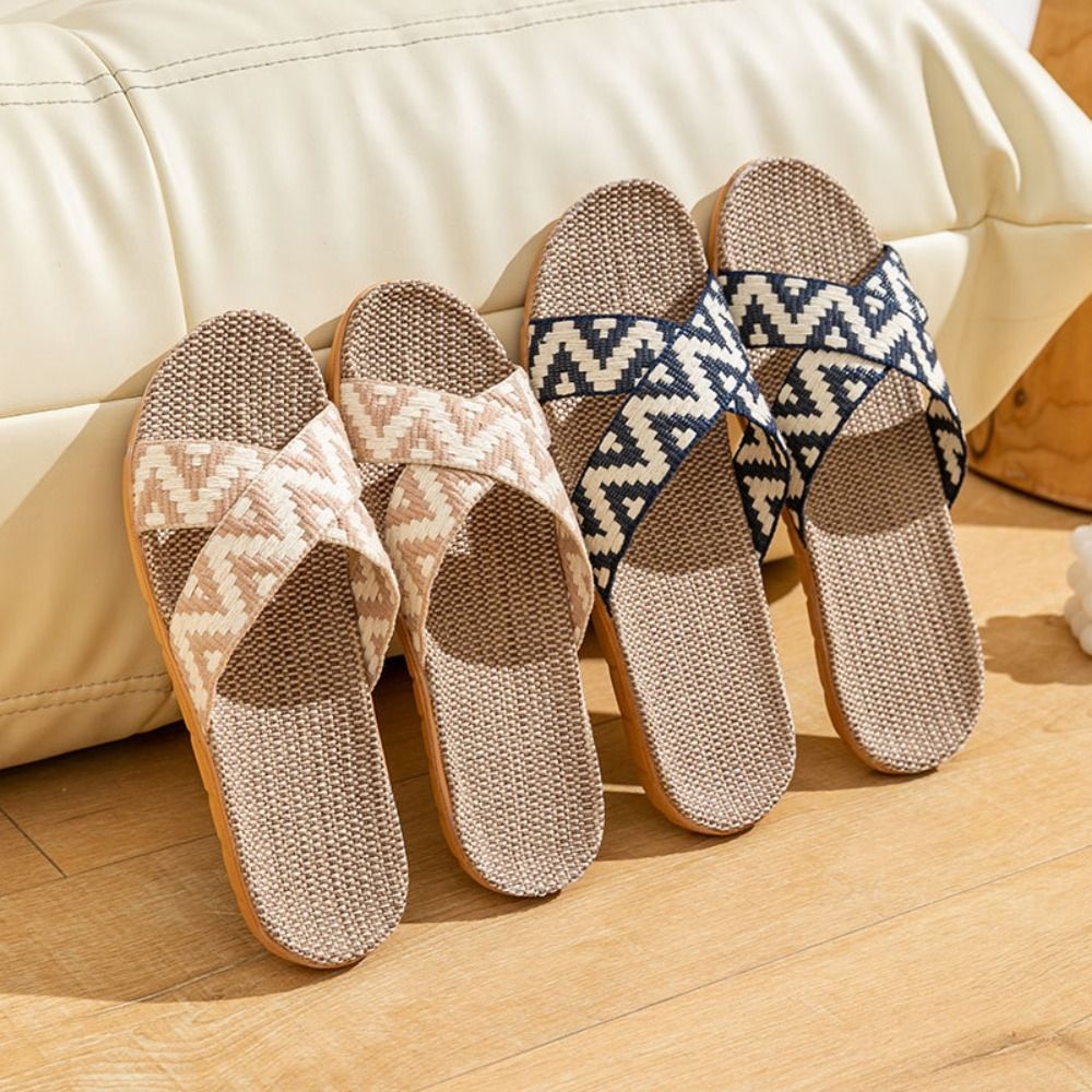 شباشب كتان عصرية بنمط عرقي، صن - مراجعة Men'S Shoes Non Slip وسعره